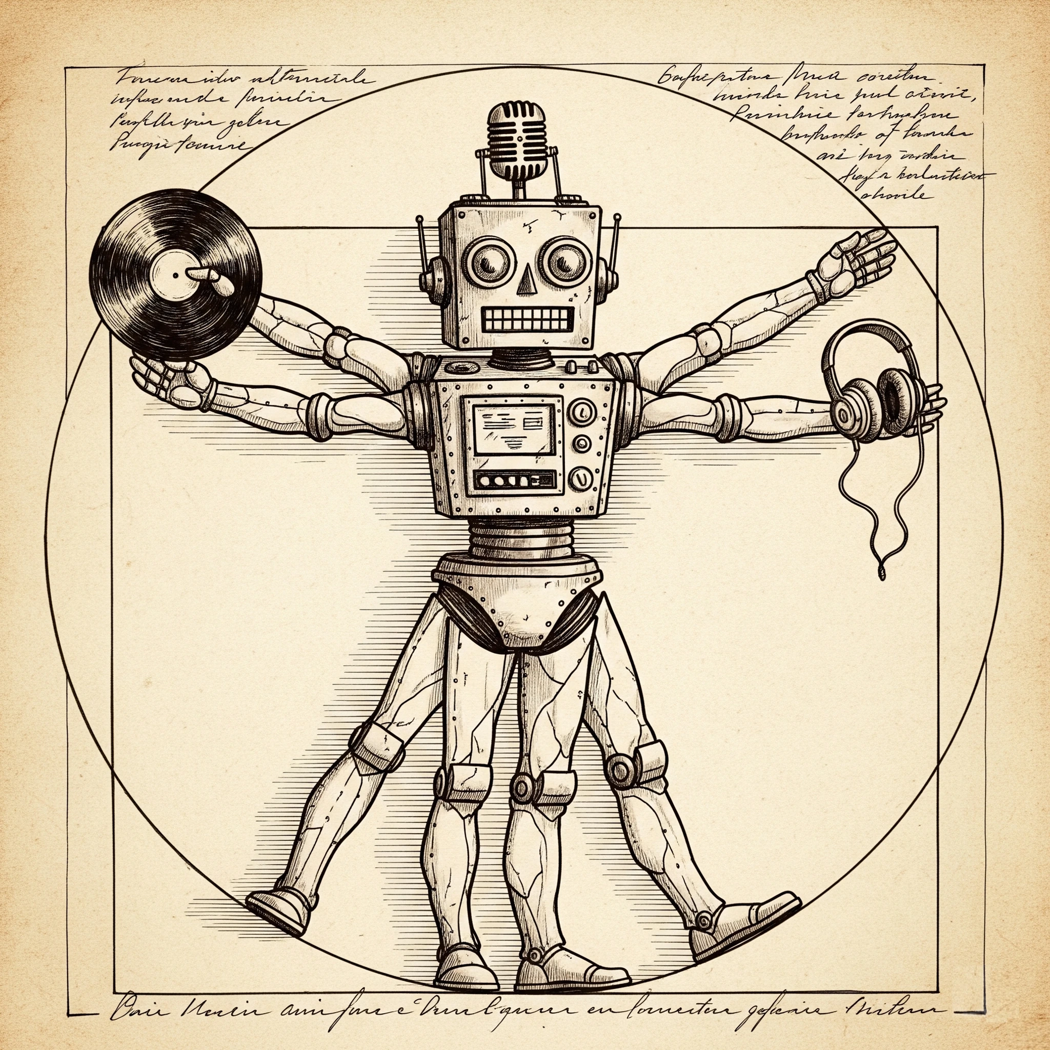 Vitruvian Broboticus — the proportional diagram of the character